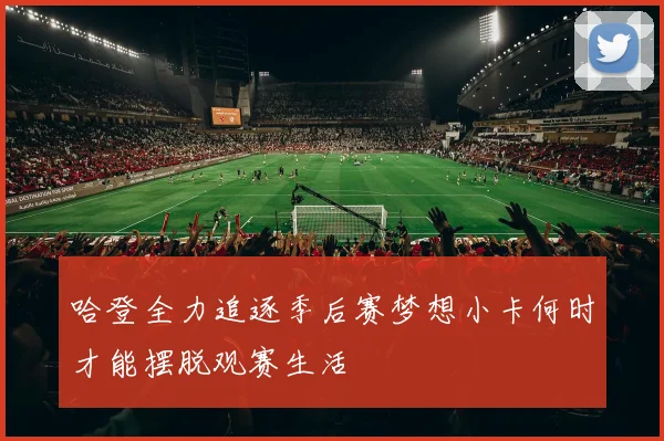 哈登全力追逐季后赛梦想小卡何时才能摆脱观赛生活